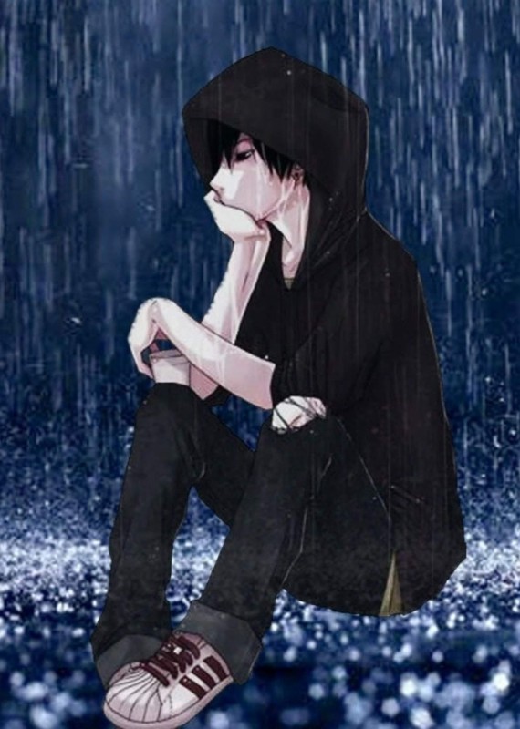Create meme: anime kid sad, sad guy anime, anime sadness guy