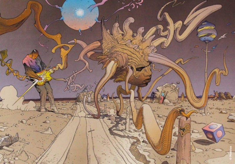 Создать мем: moebius, illustration art, жан жиро