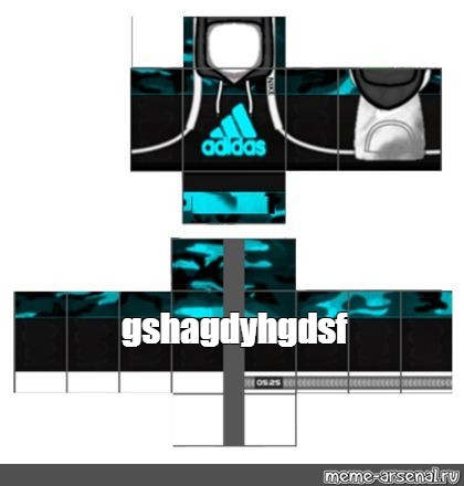 Create meme adidas roblox, blue roblox, roblox template - Pictures 