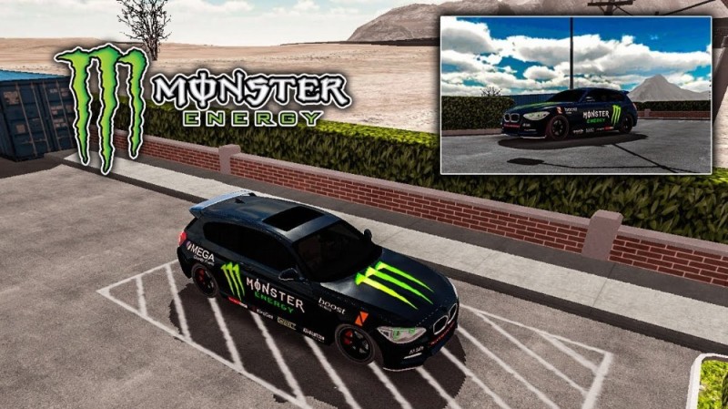 Create meme: mustang monster energy car parking, car parking multiplayer vinyls, monster energy car parking