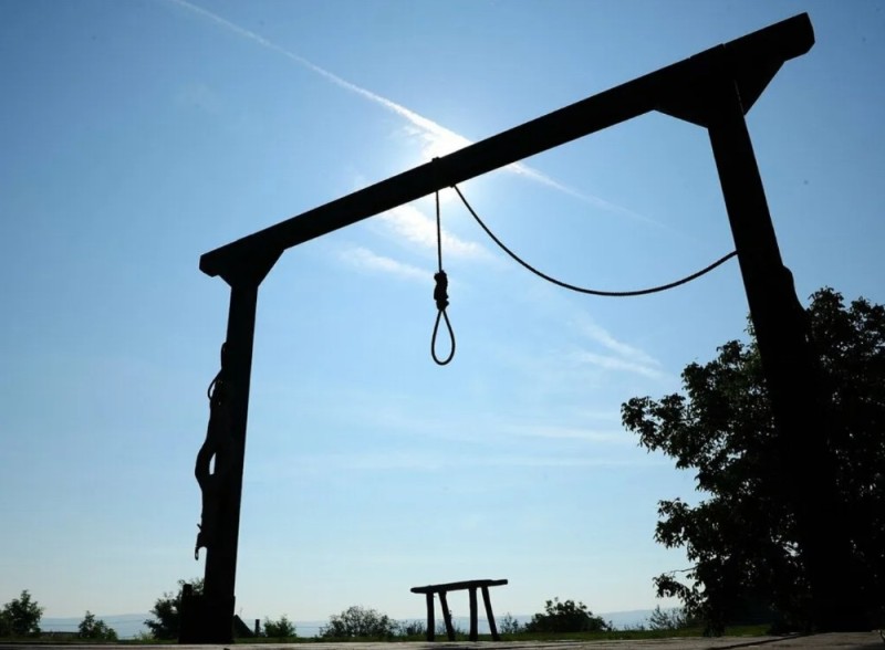 Create meme: the gallows, gallows, The noose of the gallows