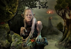 Create meme: pho, photo montage Gollum, gollum