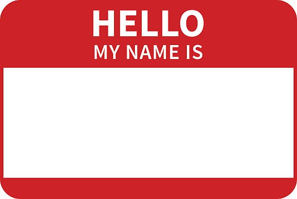 Create meme: hello my name is, hello my name is stickers, my name is sticker