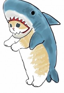 Создать мем: акула, shark art, рисунок акулы