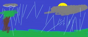 Create meme: rain storm, figure