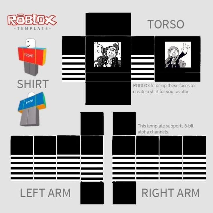 Create meme: pattern for jackets to get, roblox template, layout of clothes for roblox
