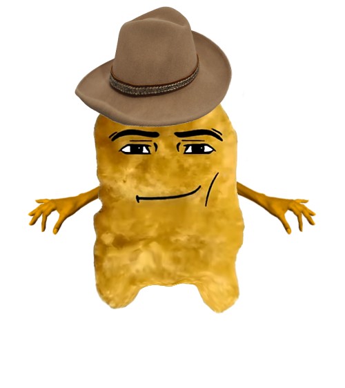 Создать мем: мемы, крутая картошка, нагетс из мема