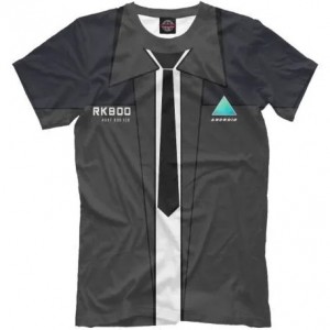 Создать мем: футболка андроид rk800 detroit, футболка detroit: become human, rk800 detroit одежда