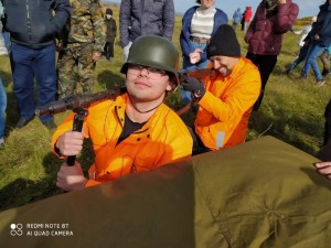 Create meme: combat training, Russian paratroopers, people