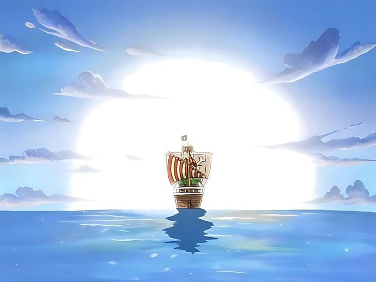 Create meme: one piece opening 3, van pees ending 16, van pease ship wallpaper