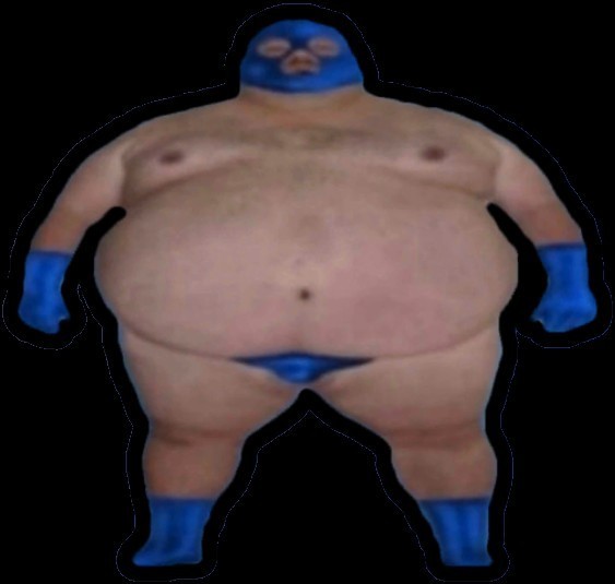 Create meme: Fat man el Primo, fat people , people 