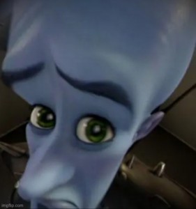 Create meme: megamind Roxanne, megamind Bernard, megamind