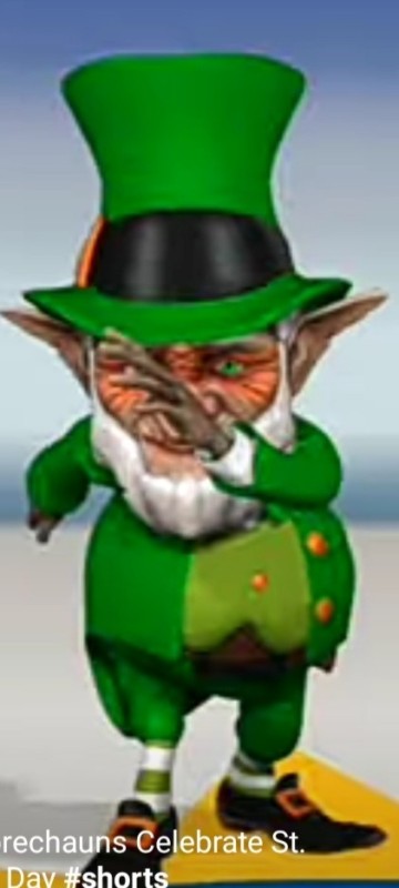 Create meme: leprechaun St. Patrick, the green dwarf, leprechaun harry Potter