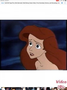 Create meme: Rapunzel and Ariel gifs, genderization Ariel, the little mermaid
