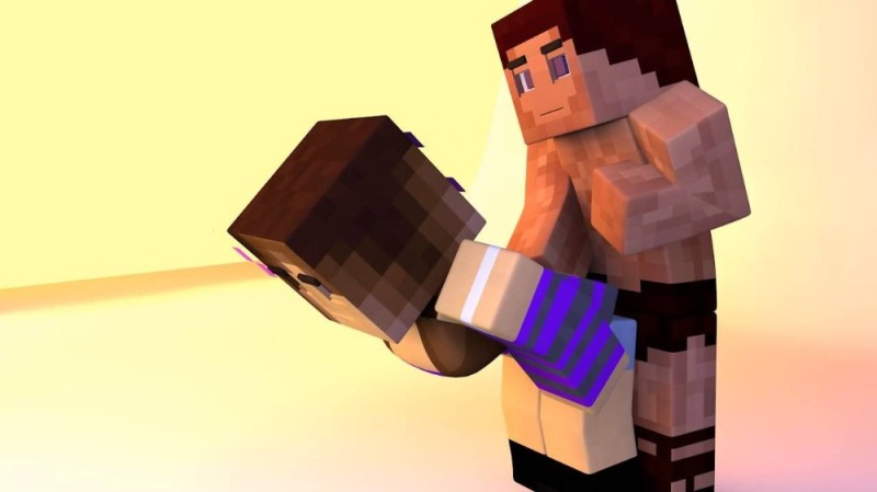 Create meme: animation minecraft, minecraft girl, steve from minecraft