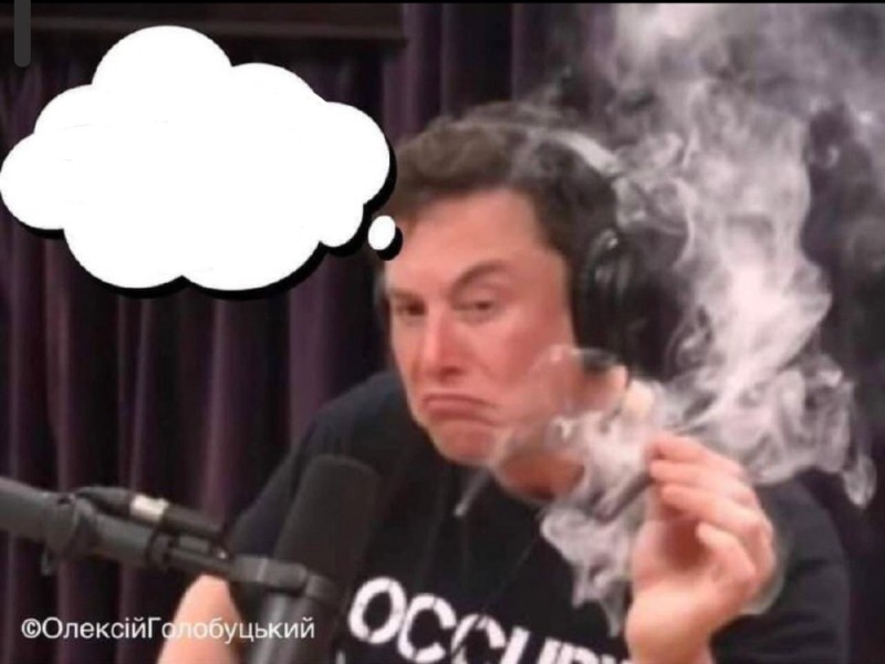 Create meme: Elon musk smokes live, Elon musk memes, Elon musk smokes meme