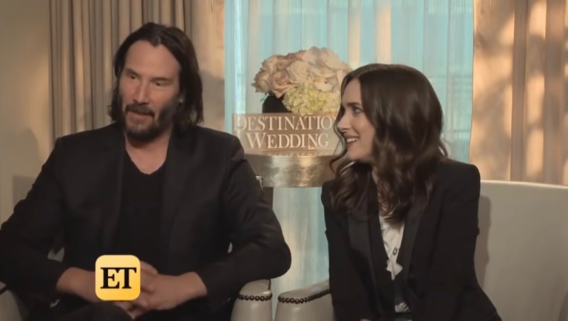 Create meme: Keanu Reeves and Winona Ryder, Keanu Reeves , Keanu Reeves and Jennifer Syme