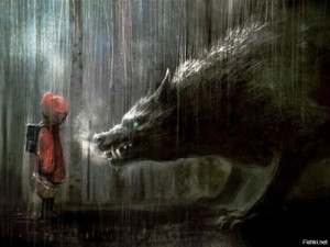 Создать мем: оборотень, big bad wolf, deep fear