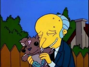 Create meme: Mr. burns, the simpsons