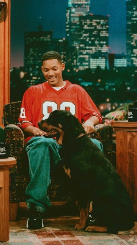 Create meme: Will Smith and the Rottweilers, will Smith , dog 