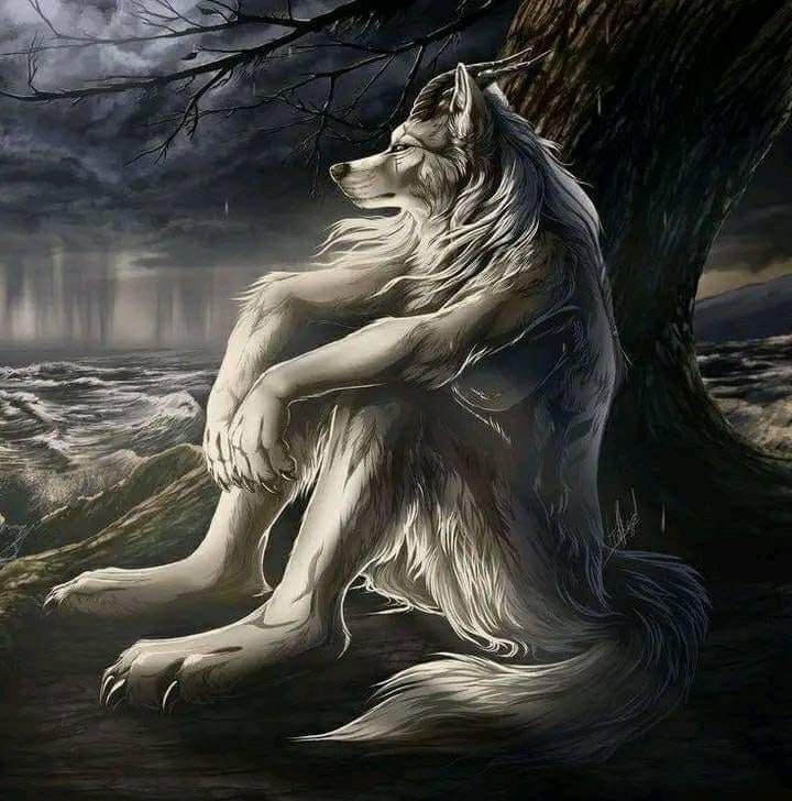 Create meme: werewolf art, werewolf fantasy, werewolf wolf werewolf