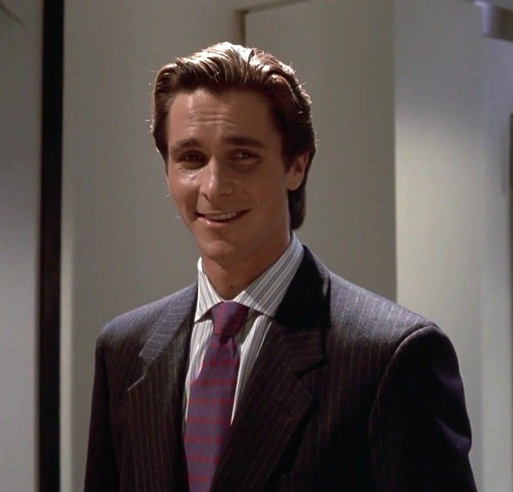 Создать мем: кристиан бейл, патрик бейтман 2022, patrick bateman quotes