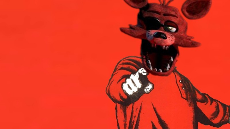 Create meme: animatronic foxy, foxy , fnaf foxy