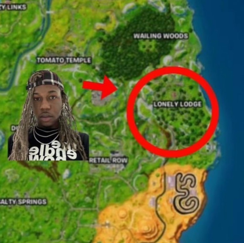 Create meme: fortnight's roaring grove, fortnite, map of the fortnight