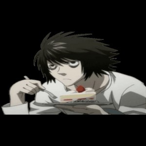 Create meme: death note l images from the anime, El death note screenshots, death note l