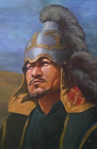 Create meme: Genghis Khan