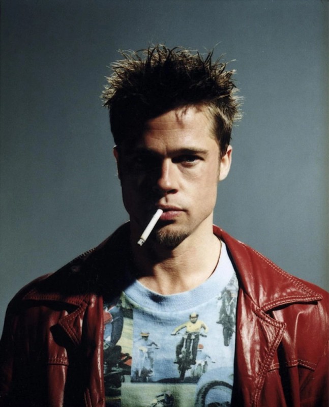 Create meme: brad pitt , fight club , meme fight club 