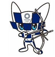 Create meme: cartoon, mascot Tokyo 2020, mascot
