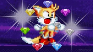 Create meme: sonic mania over screen, sonic sonic mania, sonic tails pixel mania