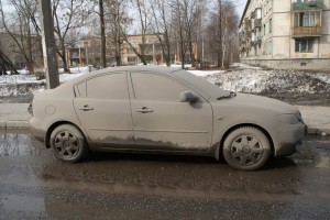 Create meme: dirty car, dirty car, very dirty car