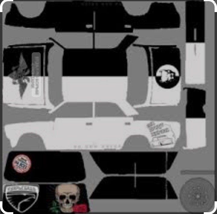 Create meme: vinyl vaz 2107, vinyls for rcd, rcd skin skins vaz 2106