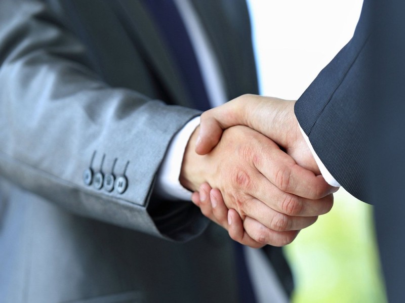 Create meme: agreement, business services, handshake business