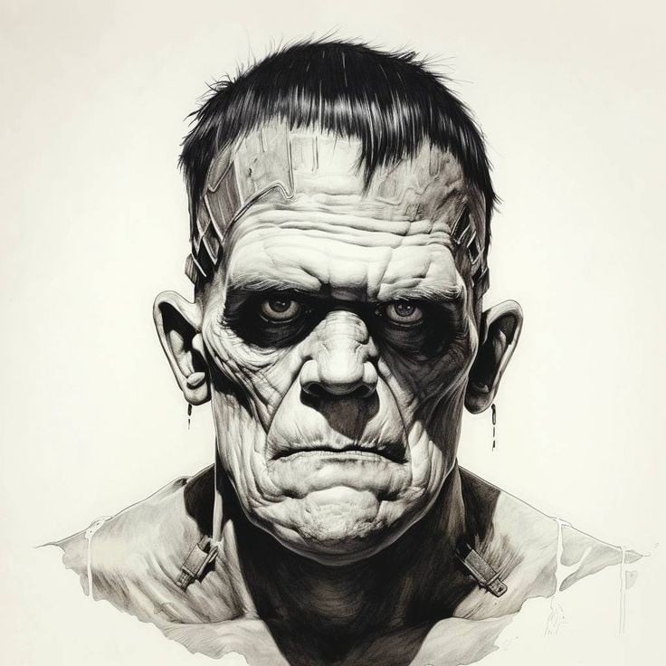 Create meme: Frankenstein , frankenstein , Frankenstein's monster