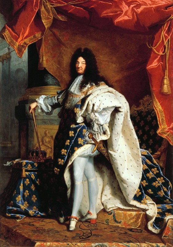 Создать мем: portrait of louis xiv, людовик 14 король франции абсолютный монарх, король людовик 14