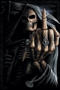 Создать мем: костлявая смерть, grim reaper, череп