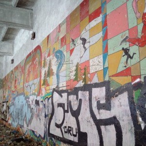 Create meme: scene Tsoi, graffiti artist, street art