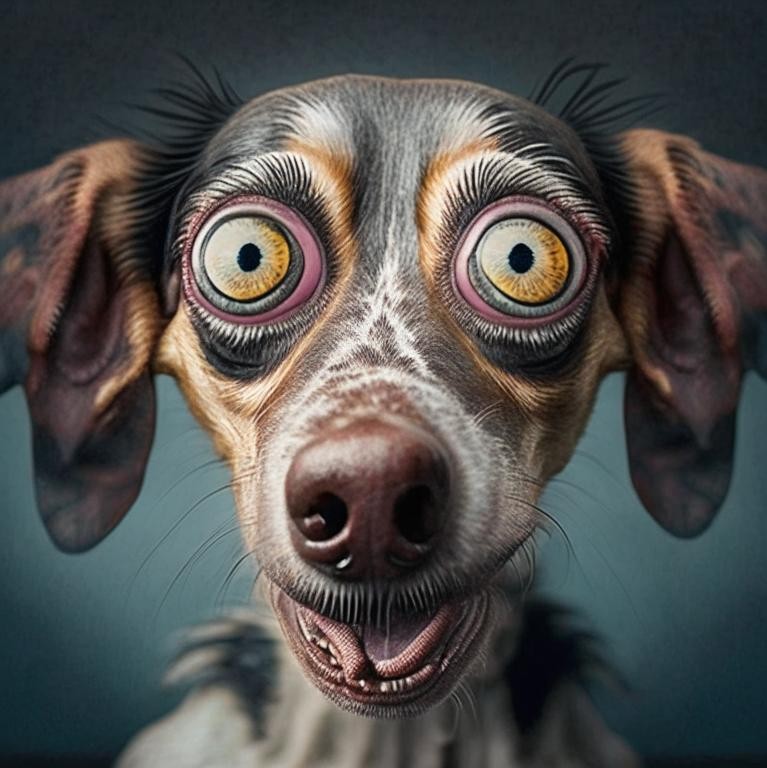 Create meme: funny dogs, dog funny, funny dog face