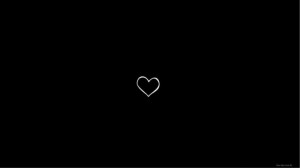 Create meme: footage heart, heart on black background, white heart on black background