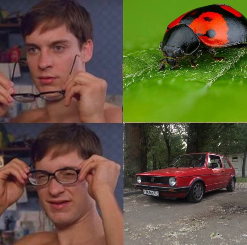 Create meme: Peter Parker glasses, memes about cars, memes