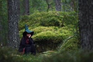 Создать мем: witch costume, dark forest, in the forest