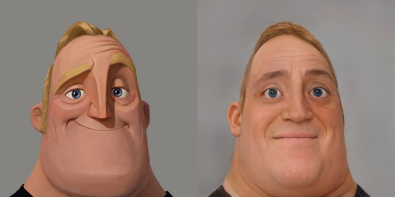 Create meme: meme characters 2022, the faces of Mr. Exceptional, mr incredible becoming uncanny scary