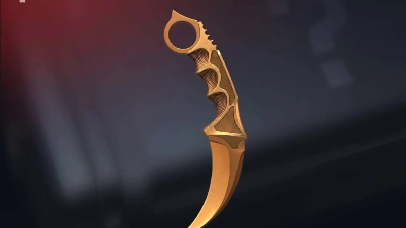 Create meme: kerambit gold from standoff 2, karambit gold standoff, standoff 2 knife kerambit gold