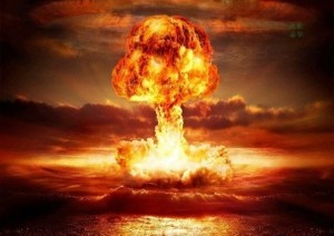 Create meme: nuclear explosion art, if only there was no war, explosion of a nuclear mushroom