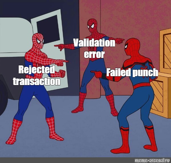 Error validation failed