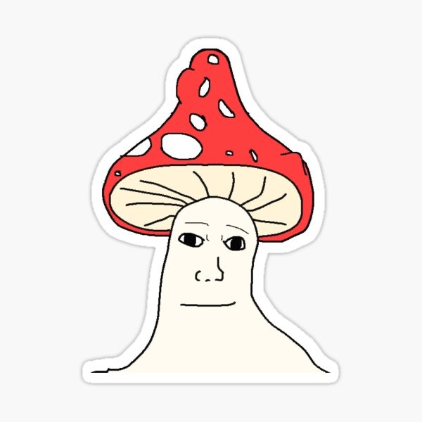 Создать мем: стикеры telegram, стикеры, mushroom