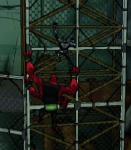 Create meme: deadpool 18, deadpool enemies game, spider-man destroyed dimensions deadpool